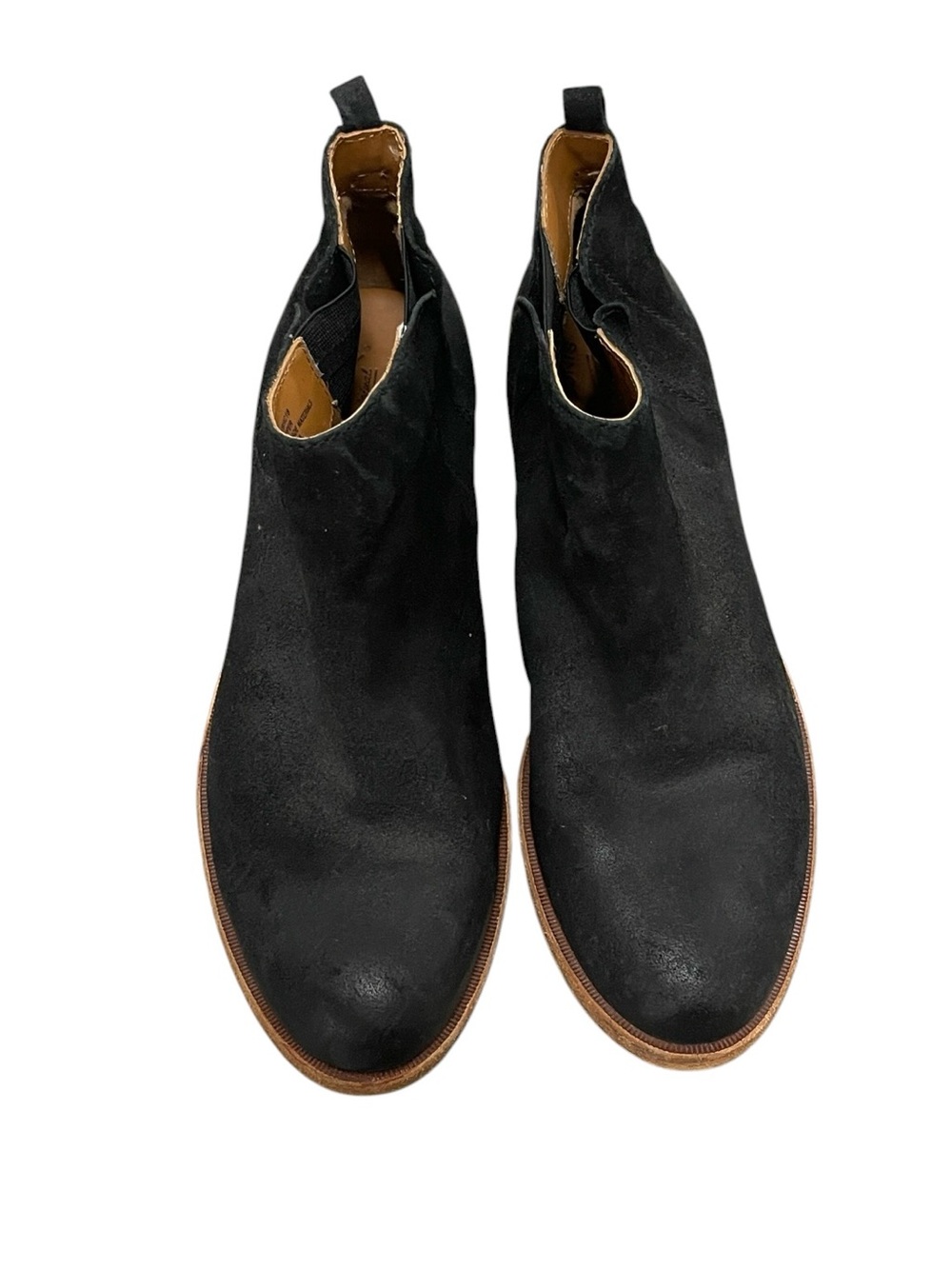 Women’s Korkease Velma black suede booties | Size  9
